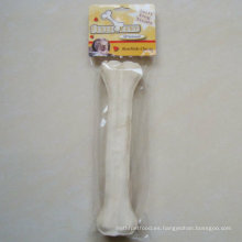 El perro mastica 10.5 &quot;White blanqueado Pressed Bone Pet Food